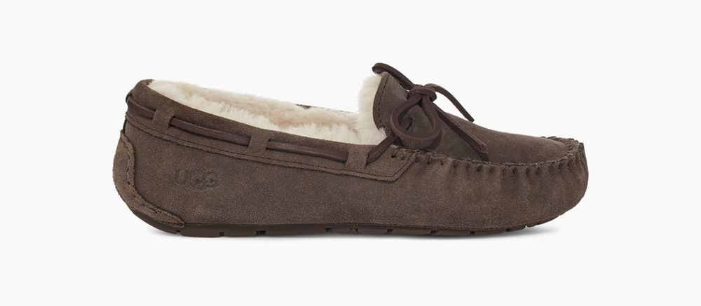 Ugg Moccasin Womens - Ugg Dakota Chocolate - 935LDYJNO